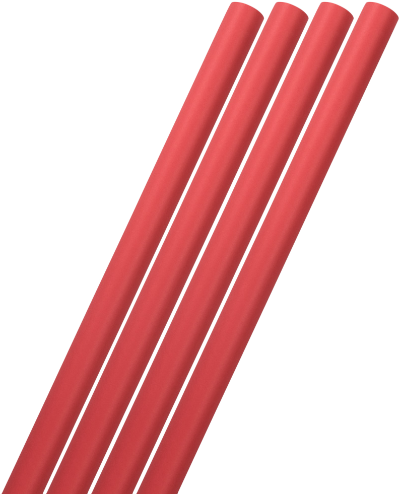 Red Matte Wrapping Paper Set (100 Sq Ft) - 4 Rolls