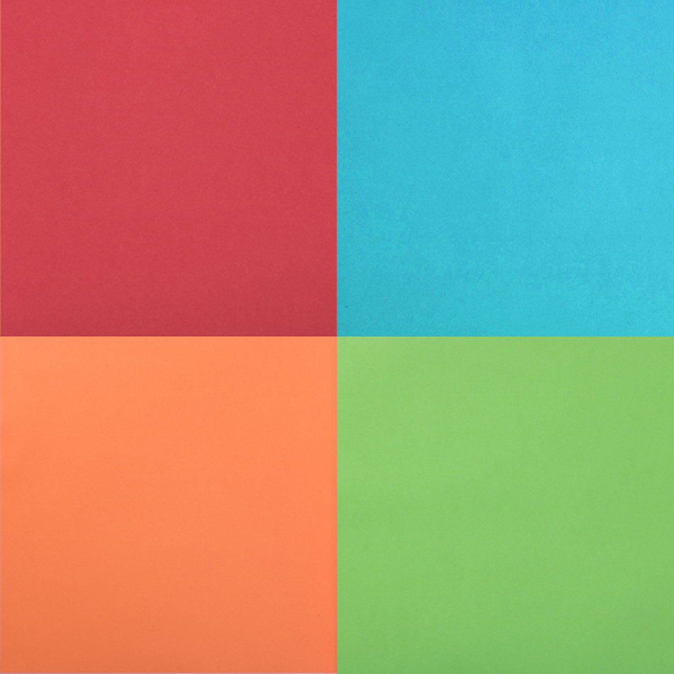 Assorted Basics Wrapping Paper Set (100 Sq Ft Total) - 4 Rolls