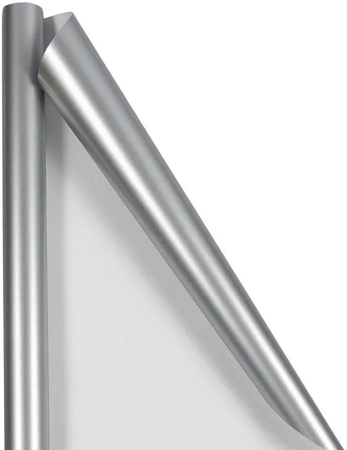 Silver Matte Wrapping Paper Set (100 Sq Ft) - 4 Rolls
