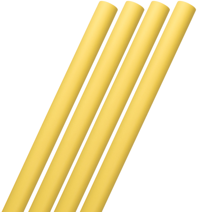 Yellow Matte Wrapping Paper Set (100 Sq Ft) - 4 Rolls