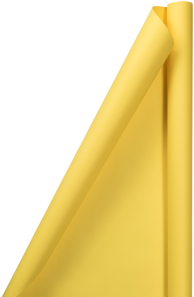 Yellow Matte Wrapping Paper Set (100 Sq Ft) - 4 Rolls