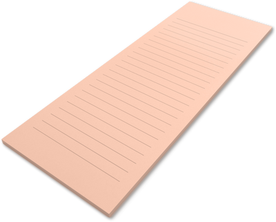 Blush 5 1/2 x 8 1/2 Ruled Notepad (50 Sheets)