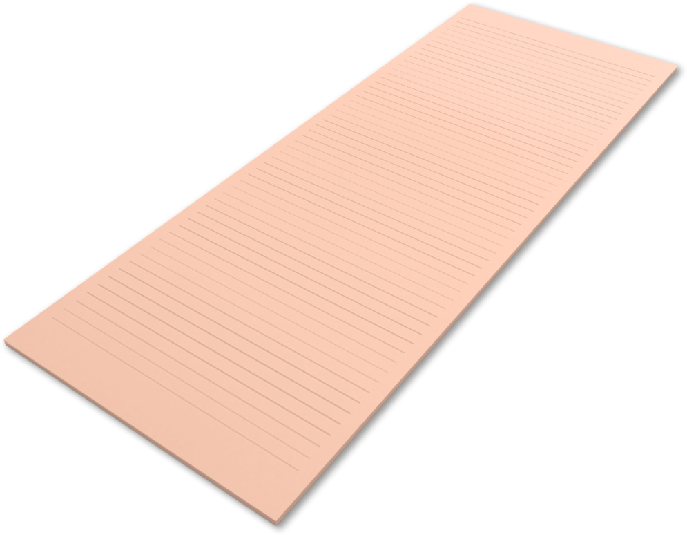 Blush Pink 11 x 17 Ruled Notepad (50 Sheets)