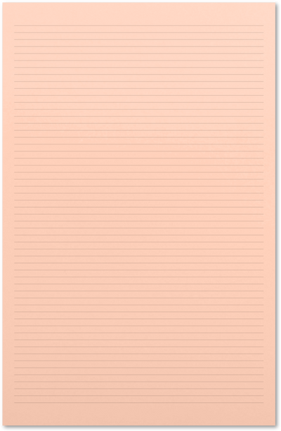 Blush Pink 11 x 17 Ruled Notepad (50 Sheets)