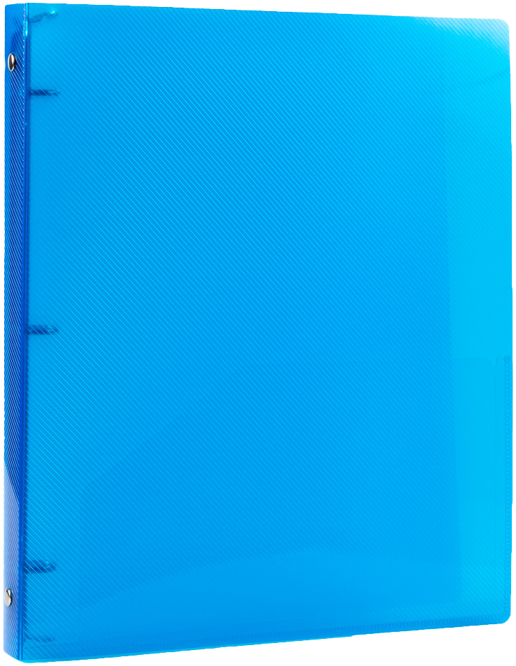Blue Plastic 1/2 Inch 3-Ring Binders
