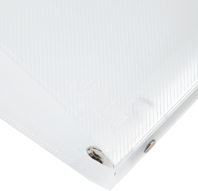 Clear Plastic 1/2 Inch 3-Ring Binder