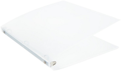 Clear Plastic 1/2 Inch 3-Ring Binder
