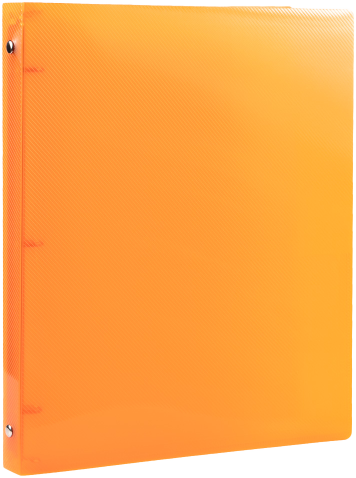 Orange Plastic 1/2 Inch 3-Ring Binder