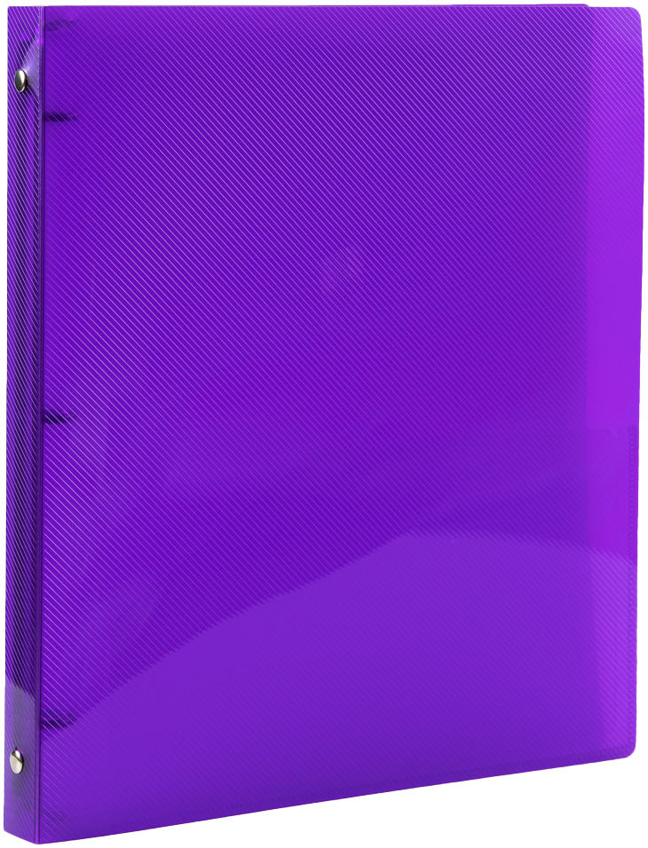 Purple Plastic 1/2 Inch 3-Ring Binder