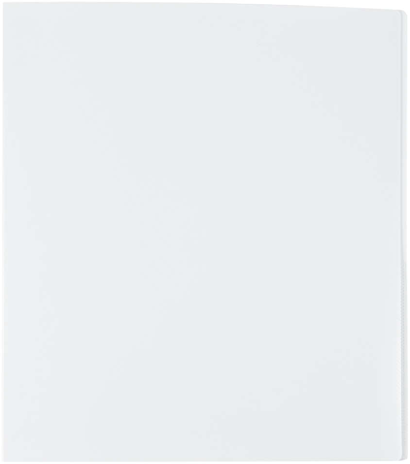 White Plastic 1/2 Inch 3-Ring Binder