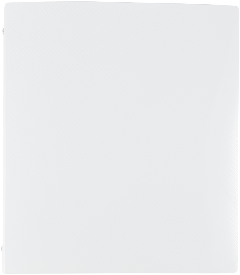 White Plastic 1 Inch 3-Ring Pink Plastic Binder