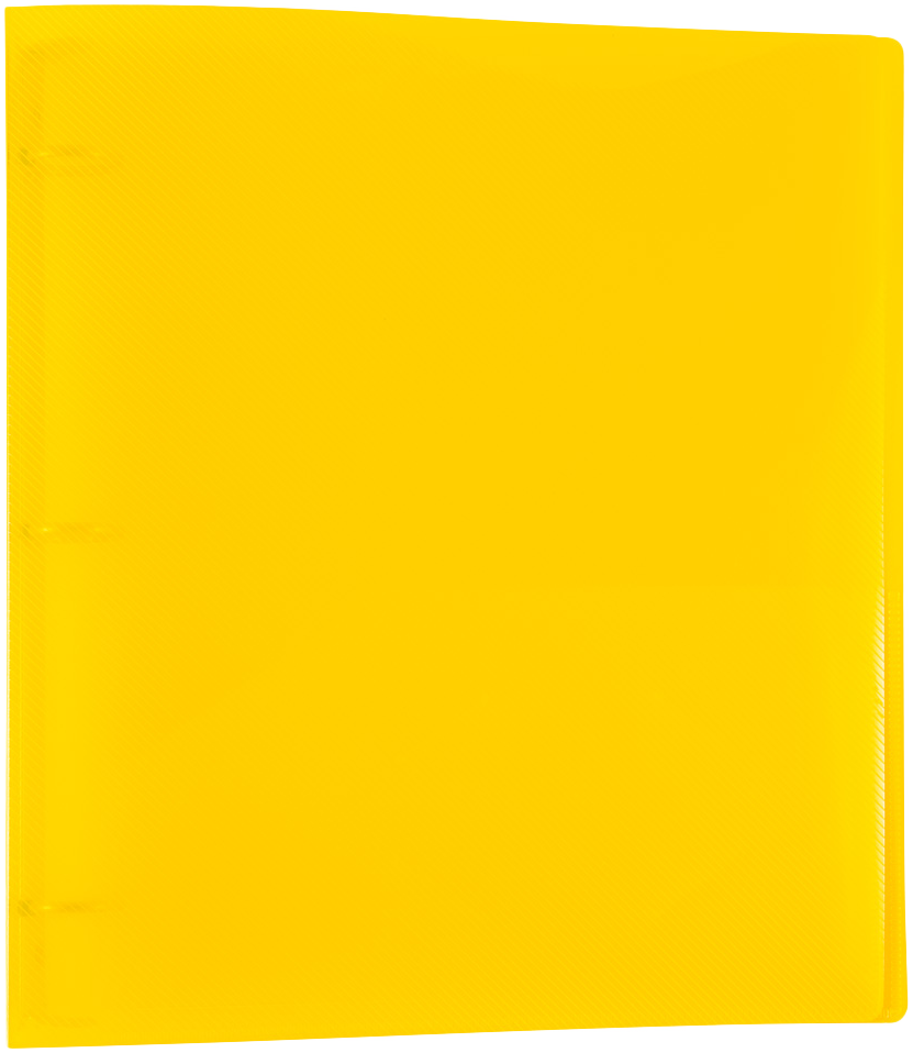 Yellow Plastic 1 Inch 3-Ring Pink Plastic Binder