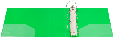 Green Plastic 4 Inch 3-Ring Binder