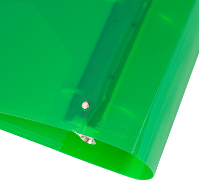 Green Plastic 4 Inch 3-Ring Binder