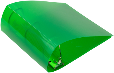 Green Plastic 4 Inch 3-Ring Binder