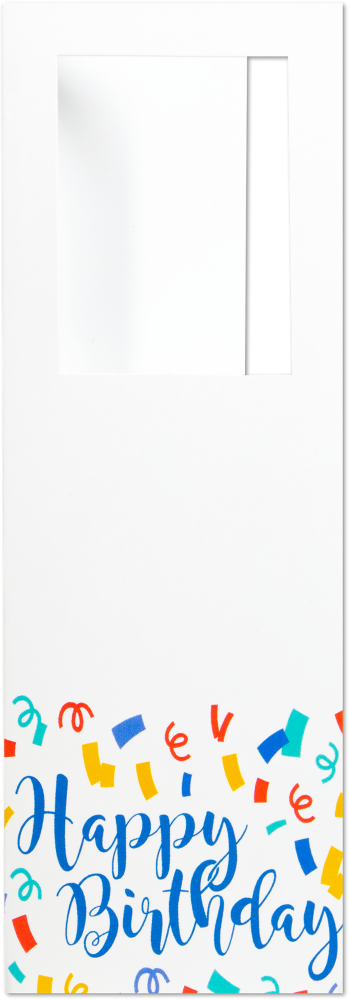 Happy Birthday 6 1/2 x 2 1/4 Photo Booth Photo Holder