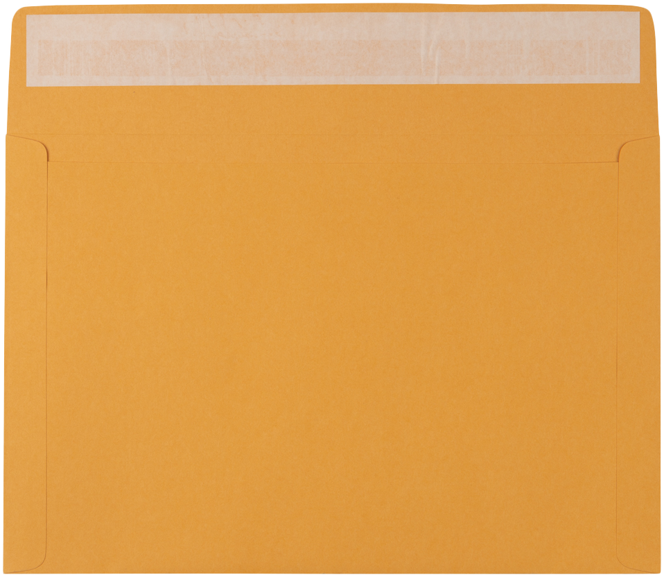 Brown Kraft 40lb 10 x 15 Booklet Envelopes with Peel & Seal