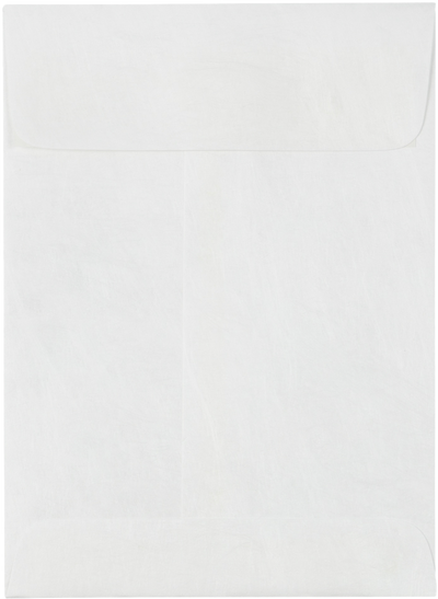 White Tyvek 14lb 5 1/2 x 7 1/2 Open End Envelopes with Peel & Seal
