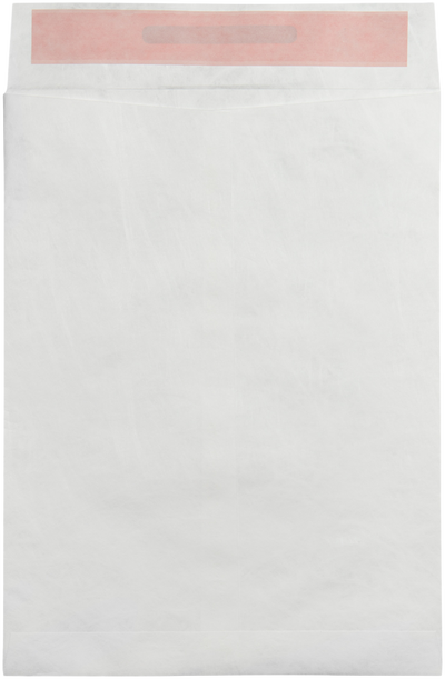 White Tyvek 14lb 9 x 12 Open End Tamper Evident Envelopes