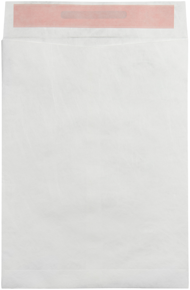 White Tyvek 14lb 9 x 12 Open End Tamper Evident Envelopes