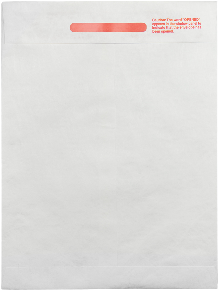 White Tyvek 14lb 9 x 12 Open End Tamper Evident Envelopes