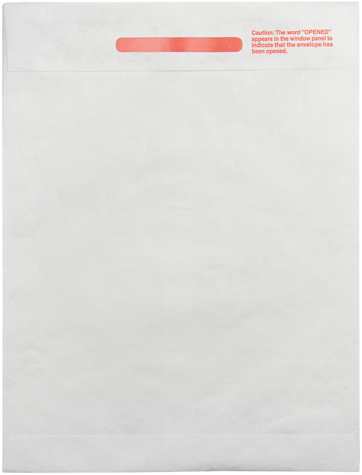 White Tyvek 14lb 10 x 13 Open End Tamper Evident Envelopes with Peel & Seal