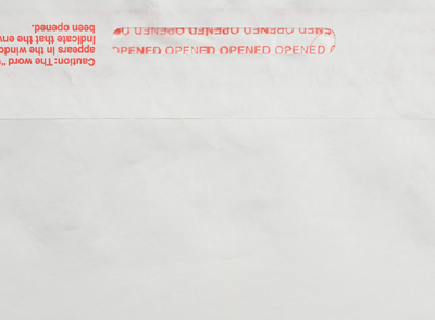 White Tyvek 14lb 10 x 13 Open End Tamper Evident Envelopes with Peel & Seal