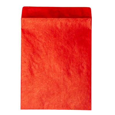 Red Tyvek® 14lb 9 x 12 Open End Envelopes with Peel and Seal