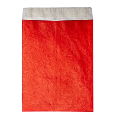Red Tyvek® 14lb 9 x 12 Open End Envelopes with Peel and Seal