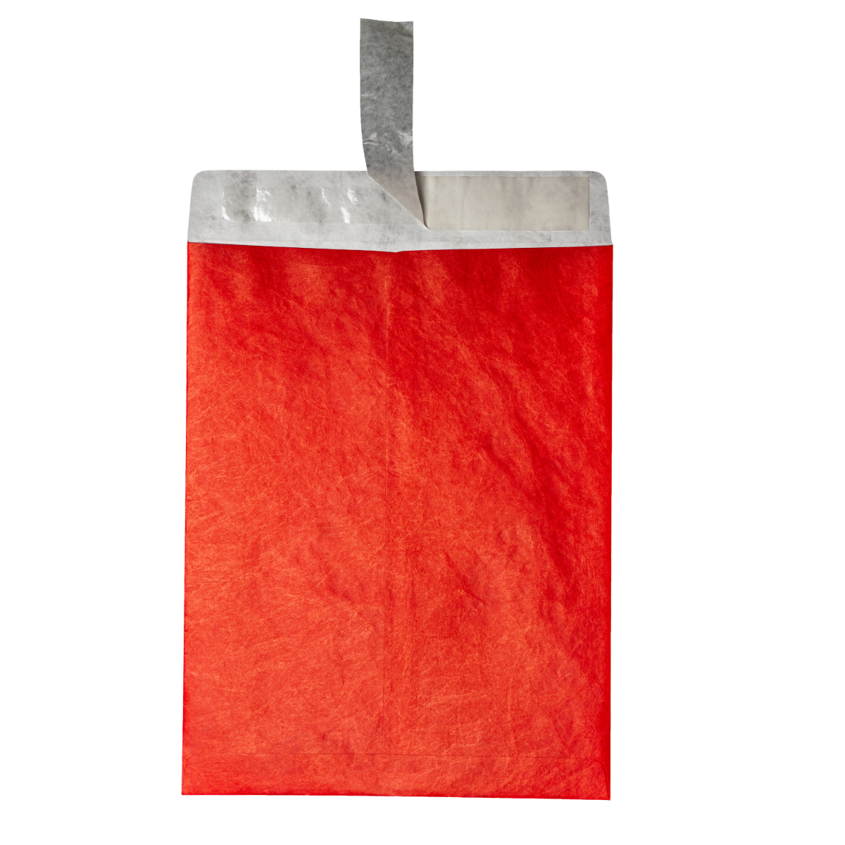 Red Tyvek® 14lb 12 x 15 1/2 Open End Envelopes with Peel and Seal