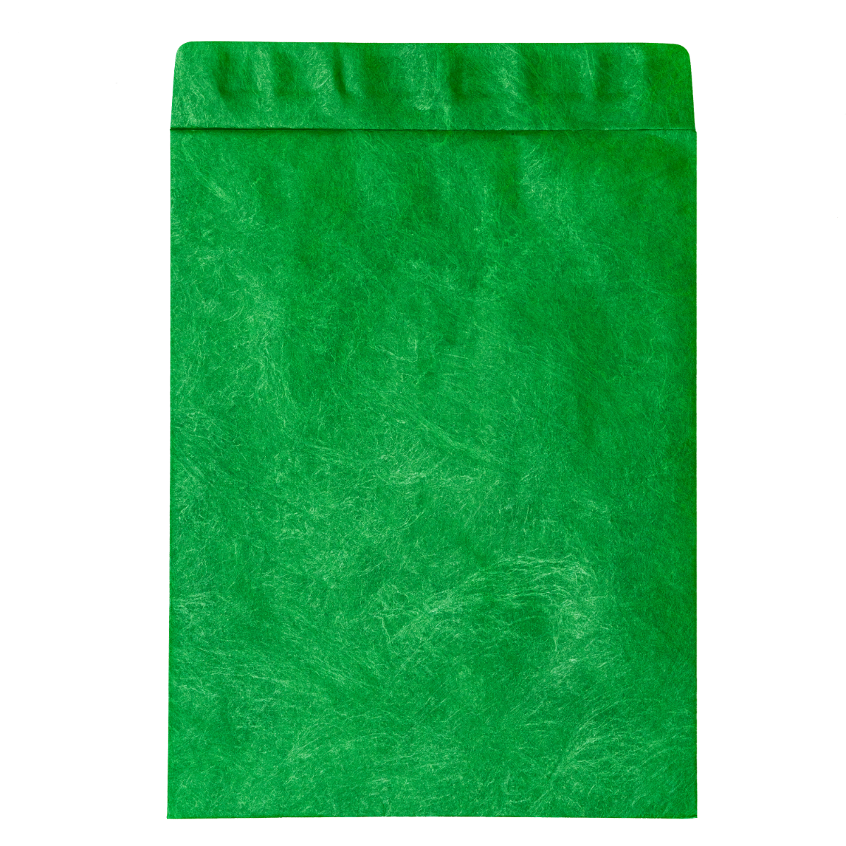 Green Tyvek® 14lb 12 x 15 1/2 Open End Envelopes with Peel and Seal