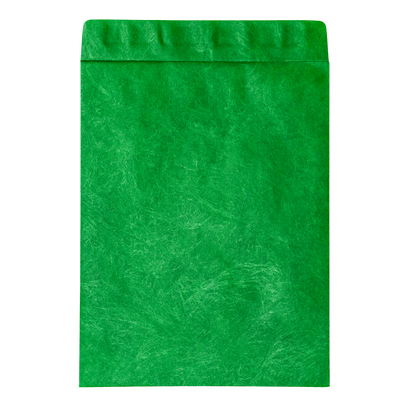 Green Tyvek® 14lb 12 x 15 1/2 Open End Envelopes with Peel and Seal