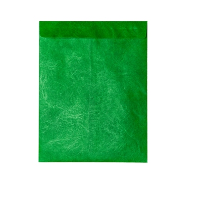 Green Tyvek® 14lb 12 x 15 1/2 Open End Envelopes with Peel and Seal