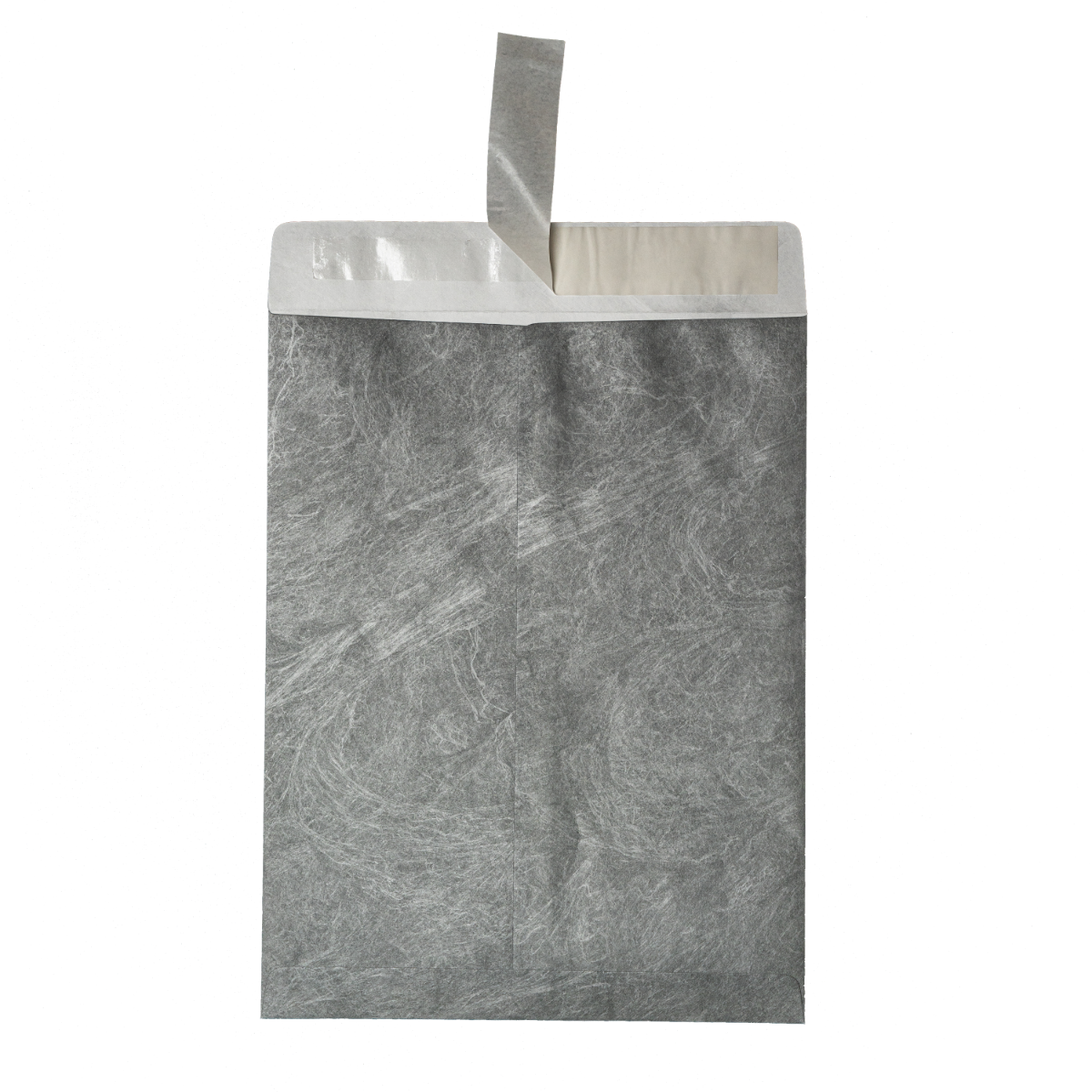 Silver Tyvek® 14lb 12 x 15 1/2 Open End Envelopes with Peel and Seal