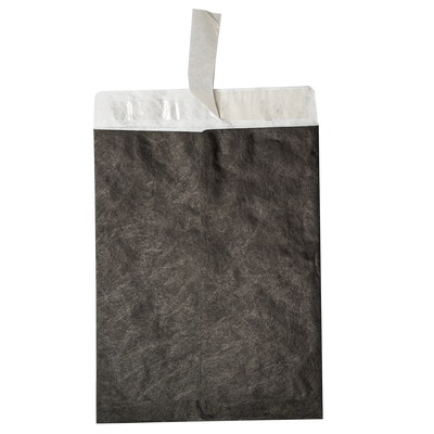 Black Tyvek® 14lb 12 x 15 1/2 Open End Envelopes with Peel and Seal
