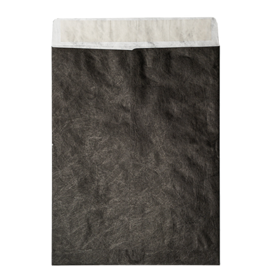 Black Tyvek® 14lb 12 x 15 1/2 Open End Envelopes with Peel and Seal