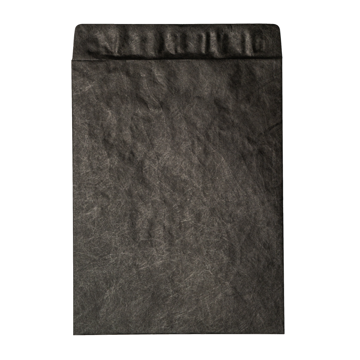 Black Tyvek® 14lb 12 x 15 1/2 Open End Envelopes with Peel and Seal
