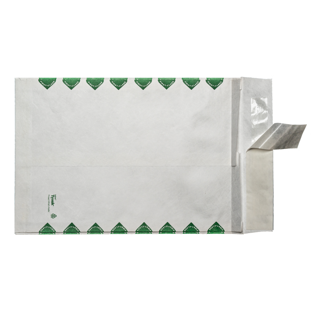 White Tyvek® 18lb 10 x 15 x 2 First Class Expansion Envelopes with Peel and Seal