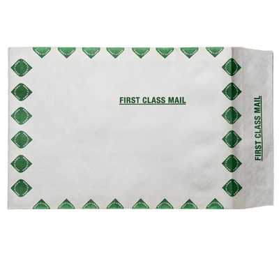 White Tyvek® 14lb 12 x 16 x 2 First Class Expansion Envelopes with Peel and Seal