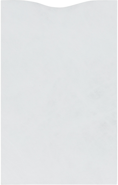 White Tyvek 14lb Credit Card Sleeve (2 3/8 x 3 1/2)
