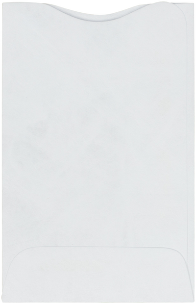 White Tyvek 14lb Credit Card Sleeve (2 3/8 x 3 1/2)
