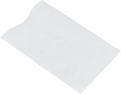 White Tyvek 14lb Credit Card Sleeve (2 3/8 x 3 1/2)