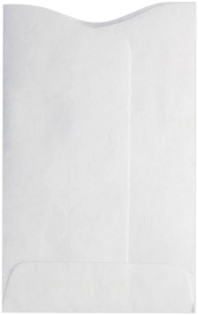 White Tyvek 14lb Credit Card Sleeve (2 3/8 x 3 1/2)