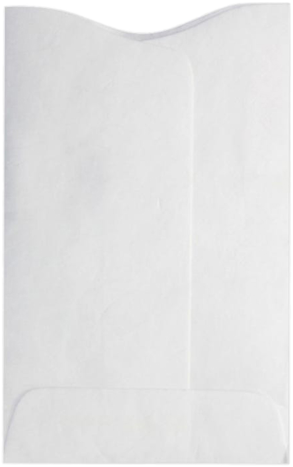 White Tyvek 14lb Credit Card Sleeve (2 3/8 x 3 1/2)