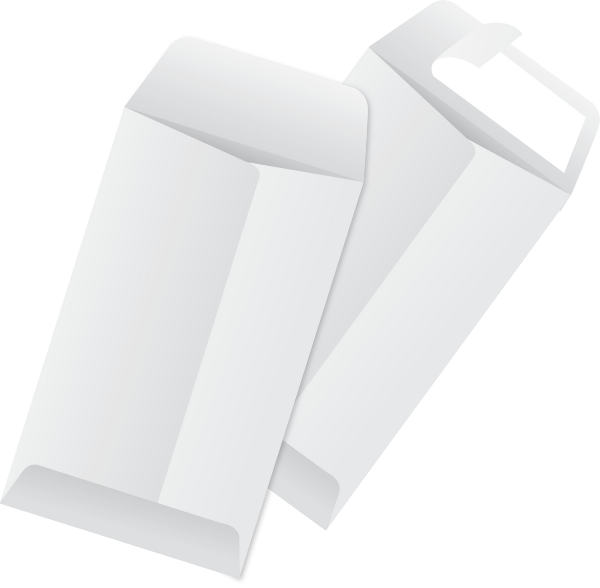 White Tyvek® 14lb #7 Coin (3 1/2 x 6 1/2) Envelopes with Peel and Seal