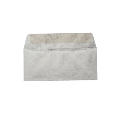 White Tyvek® 14lb #10 (4 1/8 x 9 1/2) Envelopes with Peel and Seal