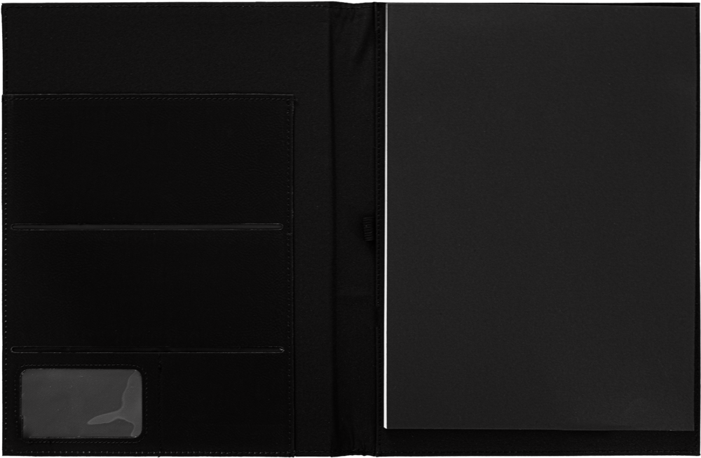 Black 8 1/2 X 11 Standard Portfolios