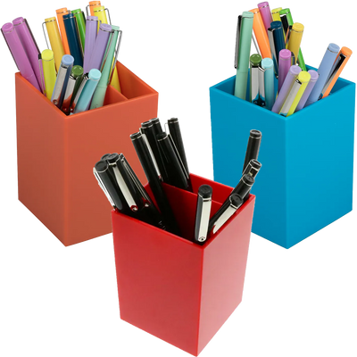 Assorted Pen Holders - Pack of 3