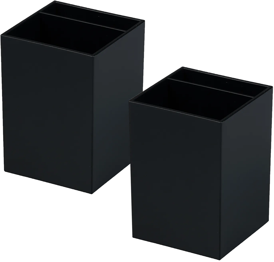 Black Pen Holders - Pack of 2