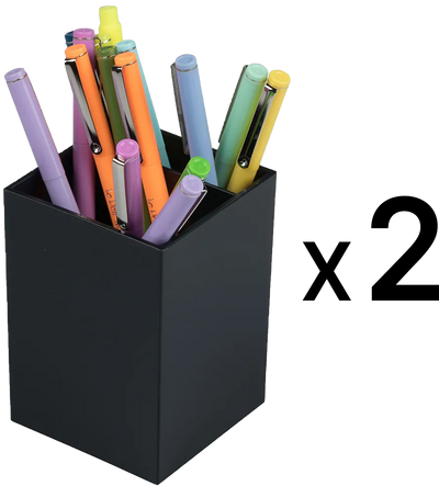 Black Pen Holders - Pack of 2